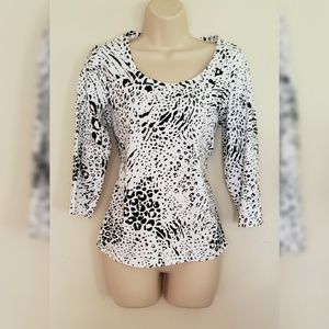 Chico's Printed Blouse